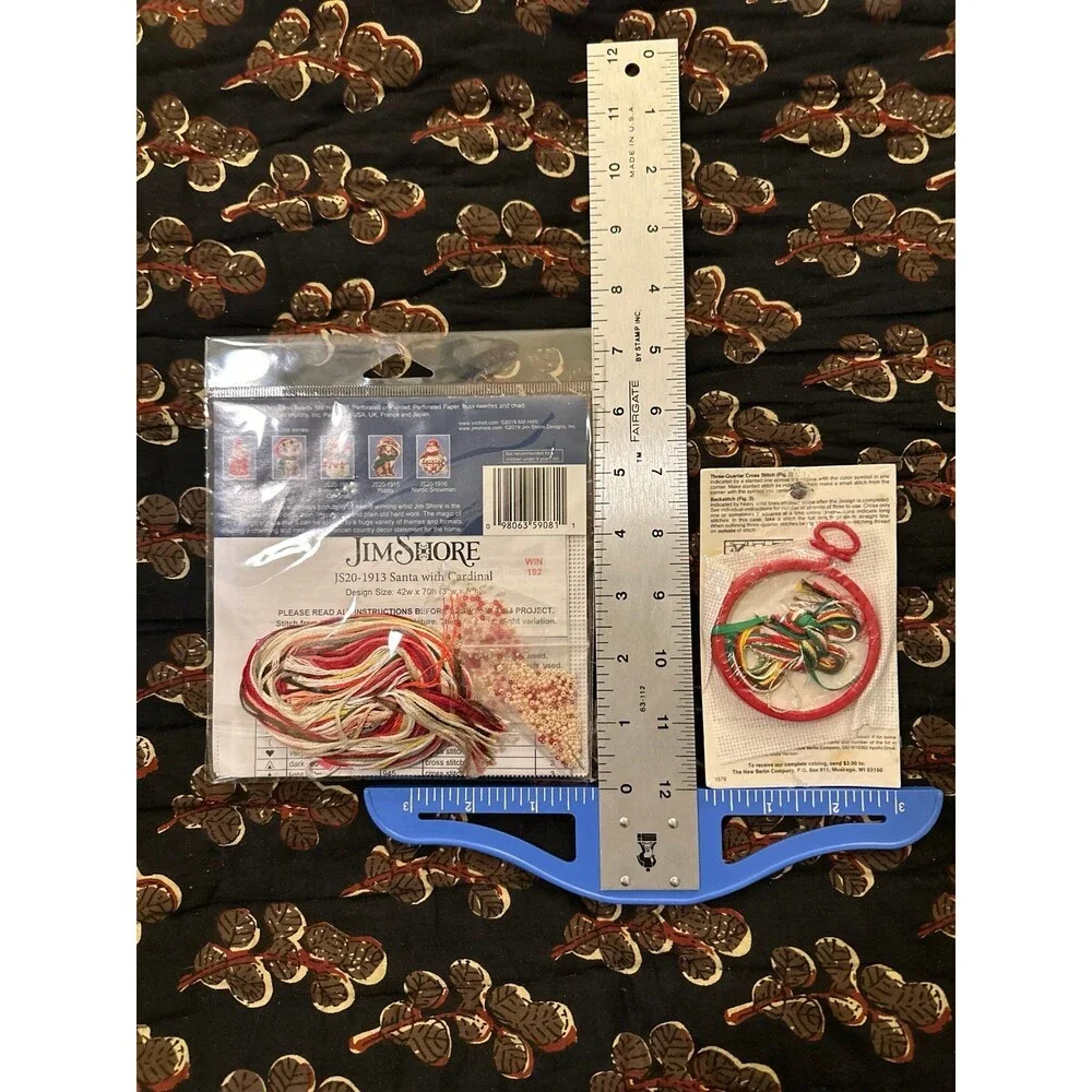 Holiday Craft Kits Mill Hill Jim Shore Santa Vintage New Berlin Cross Stitch - Picture 4 of 9